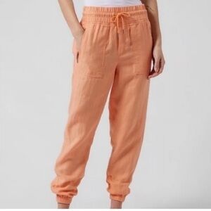 ATHLETA CABO LINEN JOGGER NWT